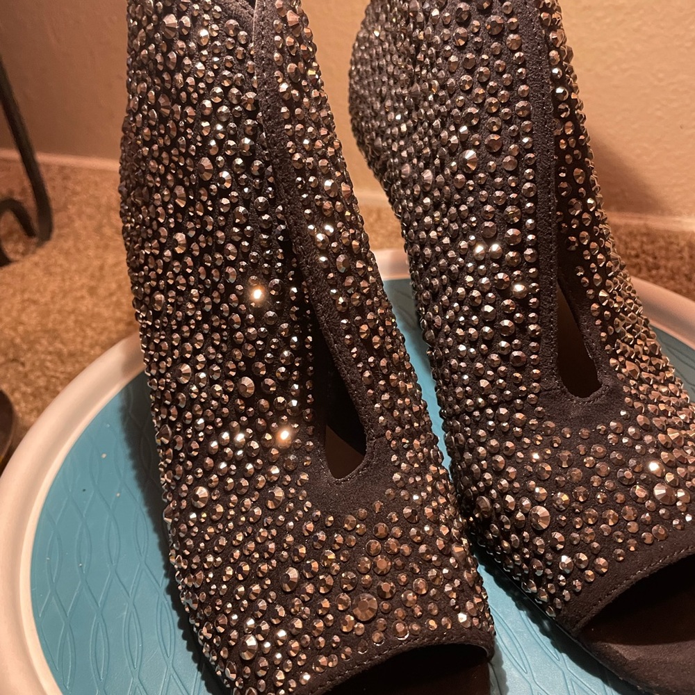 INC -  INC International Concepts Black Designer’s High Heel
